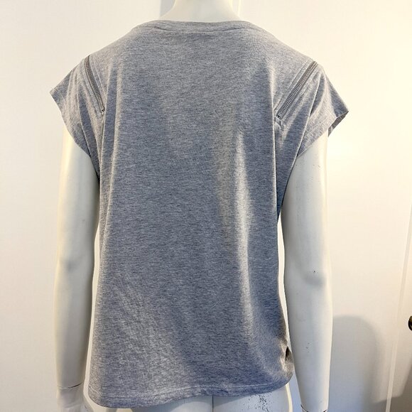 NWT DKNY Heather Gray T-shirt - Picture 3 of 8